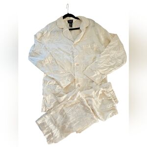 Dior Vintage 100% Silk Pajama Set